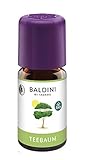 Baldini Bio Teebaumöl 5ml - 100% Naturreines Ätherisches Öl - Lebensmittelqualität - Vegan - für Speisen, Getränke & Aroma Diffuser - aus Australien