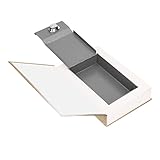 Tnfeeon Book Safe mit Schlüssel für Heimreise, Robustes Buch Safe Storage Box mit Verschleierung von Schmuckgeldkreditkarten, Verstecktes Buch Sicher für Innennutzung, Hochwertiges Eisenpapiermaterial
