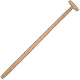 5x Spatenstiel Grabegabel Spatengabel Stiel Holzstiel T Griff Ø 38 mm 100 cm
