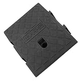 VALICLUD Plastikrampen für und Auto Tragbare Auffahrrampe mit Rutschfester Oberfläche Lösung für Türschwellen und Treppen