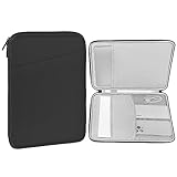MoKo Tablet Tasche, Tablet Sleeve Tasche für 13 Zoll iPad Pro M4 2024 OLED, 13 Zoll iPad Air M2 2024, iPad Pro 12,9 M2 2022-2015, Galaxy Tab S9+/S8+ 12,4', Portfolio Tablet Tasche, Dunkel Grau2