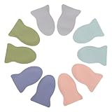 TOKIDNY 10 Paar Gaming Fingerhandschuhe Dünne Atmungsaktive Fingerschutzhüllen mit Rutschfester Daumenabdeckung Schweißabweisend für Touchscreen Mobile und Tablet