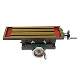 X Y Kreuztisch,Koordinatentisch,2‑achsiger Fräsarbeitstisch,Multifunktions-Fräs-Arbeitstisch,Für Bohr- und Fräsmaschinen, Winkenfräsmaschinen, Bohr- und Bohrmaschinen