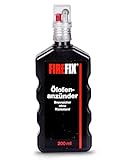 FIREFIX 2075 Ölofenanzünder flüssig, 200ml I Kaminanzünder bestehend aus Propan & Kohlenwasserstoff I Anzünder speziell fürs Heizen mit Öl Kaminofen