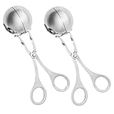 Mobestech 2 Sätze Fleischbällchen Maker Zangen Teiliges Ergonomisches Design Langlebig Und Leicht Zu Reinigen Für Küche Und Gastronomie 2 Stücke * 2