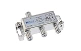 DCT Delta 3 Fach Verteiler 5-1218 MHz Kabelfernsehen, TV-Verteiler, BK-Verteiler, DVB-C, Splitter, Class A, F-Verteiler
