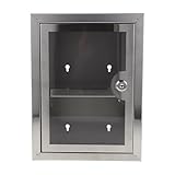 WEKAMOS Wandmontierte Aufbewahrungsbox Abschließbarer Organizer Koffer Metallboxen Zur Aufbewahrung Abschließbarer Werkzeugkoffer Aus Metall Mit Schloss Werkzeugkiste Mit Schloss Für