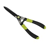 Xclou Hecken- und Buchsbaumschere, Klinge antihaftbeschichtet ca 230 mm lang, Gartenschere mit Schnittstärke von ca. 16 mm