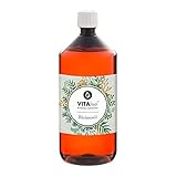 GreatVita Rizinusöl 1 Liter - 100% reines kaltgepresstes Öl, nativ Ph. Eur., Wimpern Serum, Haaröl, natürliche Haarpflege - Aufdruck kann variieren