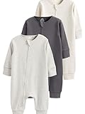 NEXT 3er-Pack fußlose Baby-Schlafanzüge, 2-Wege-RV Neutral 3-6 Monate