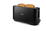 Philips HD2590/90 Gitter Broten Daily schwarz, 1 Schlitz Extra lange, Knopf Warmhalterost