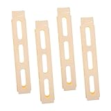 Uonlytech 4 Stück Teiliges Domino Zug Zubehör Kunststoff Clips für Domino Erweiterung Stabile Halter für Kinderfreundliches und Kreatives Bauen Geeignet für Zuhause Kindergarten und Party