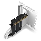 Nzxt Vertical GPU Mounting Kit-AB-RH175-W1-175 mm PCIe 4.0x16 Riser-Kabel – GPU-Halterung Robuste Stahlhalterung, Schwarz/Weiß