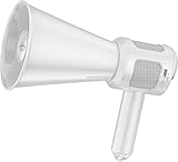 infactory Megaphone: Akku-MP3-Megafon mit DSP-Chip, Bluetooth, Voice-Recording, 30 Watt (Fan-Megaphon, Megafon mit Handmikrofon, Sprachrecorder)