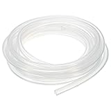 QUARKZMAN 4.8 X 8 mm, 3 M Silikonschlauch, Industriequalität Transluzent Silikonschlauchrohr, Flexibles Gummischlauch für Wasser Luft Flüssigkeitstransfer Pumpenübertragung, Klar