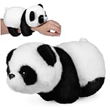BESPORTBLE Tierisches Plüsch Schlag Armband Pandabär Design Stofftier Slap Armband Für Partyzubehör Aus Hochwertigem Import Rabbithaar
