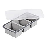 Gefrierform – Gefrierfach mit Deckel, 8, Portionsschale mit einfacher Entriegelungsfunktion, Premium-Silikonmaterial mit Deckel, Küchenaufbewahrungszubehör, Kochen, Familiengebrauch