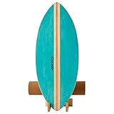 XCMAN Surf Balance Board Trainer mit Rolle - Surf Balance Board Stabilitätstrainer,Für Erwachsene und Kinder, Balance-Board zum Surfen, Snowboarden, Skateboarden, Hockey