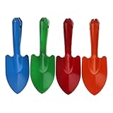 Toddmomy 4 Stück Mini Gartenwerkzeuge Teiliges Metall Robuste Transplantationsschaufel Handschaufel und Gartenkelle für Erwachsene für Gartenarbeit und Strandaktivitäten