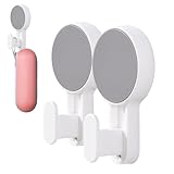Klebehaken, Haken für Wände ohne Beschädigungen, selbstklebende Duschhaken, dekorative Haken ohne Bohrer, für Badezimmer, Dusche, Küche, Utilityhaken für Tasche, Handtuch,