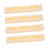 Hohopeti 4 Stück Domino Zug Clips aus Langlebigem Kunststoff Praktische Aufbewahrung für Domino Zubehör Einfach zu Organisieren und Tragbar Geeignet für Party und Kindergarten