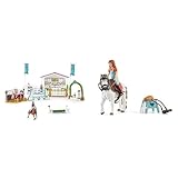 SCHLEICH 42440 Freundschaftsturnier, für Kinder ab 5-12 Jahren, Horse Club - Spielset & 42518 Horse Club Mia & Spotty, für Kinder ab 5-12 Jahren, Horse Club - Spielset