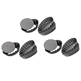 Uikdjgu 18 Stück Eier Kuchen Formen, 3 Mini Törtchen Formen mit Abnehmbarem Boden, Cupcake Kuchen Muffin Form, Blech Form, Backen Werkzeug Teile