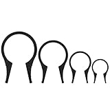 YUGUOLAN 4er-Set Filterschlüssel, Filterklemme, Neutraldichte-Kameraobjektiv-Filterentfernungsset, Für Kameras (37-46 Mm, 49-58 Mm, 62-77 Mm, 82-95 Mm), Schwarz, Kunststoff, Funktional