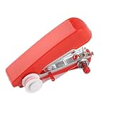 Pretfy Tragbare Mini -Handheld -Nähmaschine für den Gebrauch zu Hause, Rot