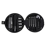 SHERCHPRY 20 Stück Reifenreparaturset mit Multifunktionalem Werkzeug Autoreifenförmiger Koffer Robustes Heimwerker Reparaturset für Fahrrad und Auto