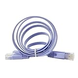 OSALADI 1stk Gigabit-flachkabel Modem Stecker Abgewinkelter Usb-adapter Cat5-kabel Netzwerk Patch Verbindungskabel Computer-router-kabel Router Liefert Sauerstofffreies Kupfer Lavender