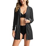 Athletische Langarmjacke Laufjacke Uv Schutzkleidung Damen Langarm UPF 50+ Uv Shirt Langarmshirt Leicht Laufjacke Outdoor Wandershirt Einfarbig Sommer Sportjacke Sport Langarm Sun Wanderbekleidung