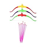 SKISUNO Kinder Bogenschießset Pfeilspielzeug Aus Umweltfreundlichem Material Leicht Und Strapazierfähig Für Outdoor Spiel Und Konzentration