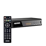 COOCAA HDC2530 Digitaler HD Kabelempfänger, Receiver für Full HD-Fernsehen, inklusive HDMI Kabel | mit Display | Scart | AUX