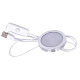 LED Light Puck – USB-betriebene Stimmungslampe Mit Aluminiumgehäuse, Kompakte, Neuartige Beleuchtung | Sanfter Umgebungsglühakzent, Dekorative Wandschrankleuchte, Thanksgiving-Weihnachts-Neujahrs-