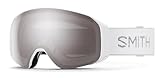 Smith OPTICS 4D MAG S Ski- Snowboardbrille White Chunky Knit- ChromaPOP Platinum Mirror Sun