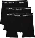 Calvin Klein Herren 3er Pack Boxershorts Briefs Boxer Brief Stretch, Schwarz (Black W Black Wb), M