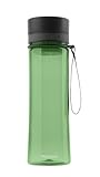 PROFINO Infuze Trinkflasche Auslaufsicher mit Obsteinsatz/Sieb, 600ml, Flasche mit weiter Öffnung für leichte Befüllung und Reinigung - Spülmaschinenfest - Durchsichtig - BPA frei