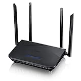 Zyxel WiFi 6-Router mit AX1800 (NBG7510) Dual-Band Gigabit WLAN-Router, Geschwindigkeit & Mehrwert, Jugendschutz, MU-MIMO, OFDMA, Ideal für Spielen & Streaming, NBG7510-EU0101F