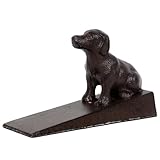 Türstopper Cast Iron Door Stop Massiveisen Türstopper für Hunde mit Rutschfester Polsterung Türstopper Ohne Bohren für Haus Büro Arbeitszimmer, Wohnzimmer Tragbar(Antique iron color)