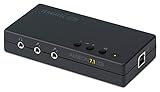 TERRATEC AUREON USB 7.1 PC Soundkarte extern 8-Kanal USB Soundbox – optischer Ein-Ausgang für AC3 und DTS - für bis zu 8 Lautsprecher - analoge und Digitale Audiogeräte