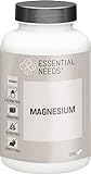 Magnesium – Power Magnesium – Vegan – Hochdosiert – 400mg Magnesium pro Tablette – 365 Tabletten – Zuckerfrei, Laktosefrei, Allergenfrei & Glutenfrei – Laborgeprüft