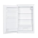 SCHOEPF – KSE510A++ Einbau-Kühlschrank 129 L – Leise 39 dB – Automatisches Abtauen – 88 x 54 x 54 cm – Wechselbarer Türanschlag – Vollraum-Kühlschrank mit Glasablagen und Gemüseschublade