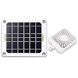 Mukudlt 10W USB Monokristalline Silizium Solarmodule Solar Auto Abluftventilator Auto Abluftventilator Belüftung Hühnerkäfig Hundehaus Abluftventilator Abluftventilator