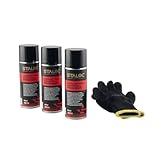 Staloc Industriereiniger - Schnellreiniger zur Reinigung und Entfettung auf Alkoholbasis, Entfetter 400ml - 3 Stück