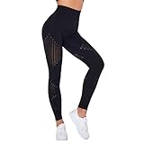 Leggings Cellulu Kompression 3D Damen, Cellulu Bequeme Anti Cellulite Leggings, Push Up Leggins Damen Lipödem Hose (Schwarz, M)