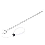 VGEBY1 Aluminium Riffstab Diving Stick Zeigestab Tauchen mit Handschlaufe(Silber)