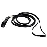 AMKA Schlaufzügel, Leder, schwarz