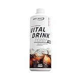 Best Body Nutrition Vital Drink ZEROP® - Cola, Original Getränkekonzentrat - Sirup - zuckerfrei, 1:80 ergibt 80 Liter Fertiggetränk, 1000 ml