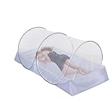 200x100x73cm Faltbares Moskitonetz Für Bett - Pop Up Bettnetz, Fliegennetz Moskitonetz, Camping Mesh Moskitonetz, Moskitonetz Reise Mit Seitlichem Reißverschluss, Mückennetz Für Wälder Terrassen